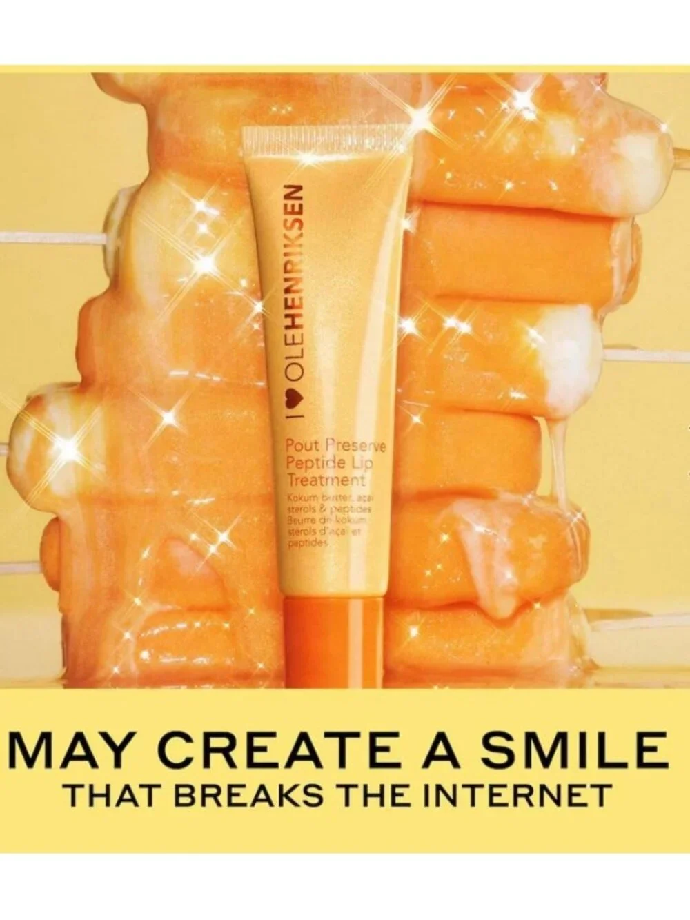 Hydrating Peptide Lip Treatment - Citrus Sunshine Glimmer, Moisturizing